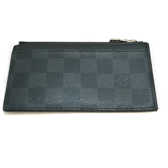 Louis Vuitton Black Holder Card Accessory ID Black Case Graphite Damier Coin - Picture 2 of 8
